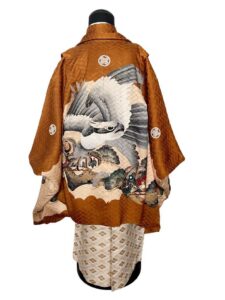 【七五三Boy男の子　5歳】 飴色（あめいろ）に雄大なる鷹
