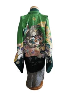 【七五三Boy男の子　5歳】若竹色 （わかたけいろ）鷹と小槌